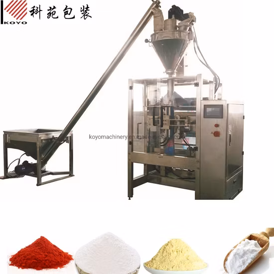 Polvere di aglio automatica Vffs Kyl730b, macchina confezionatrice verticale di riempimento del rotolo di rinforzo del cuscino in polvere di sale e pepe